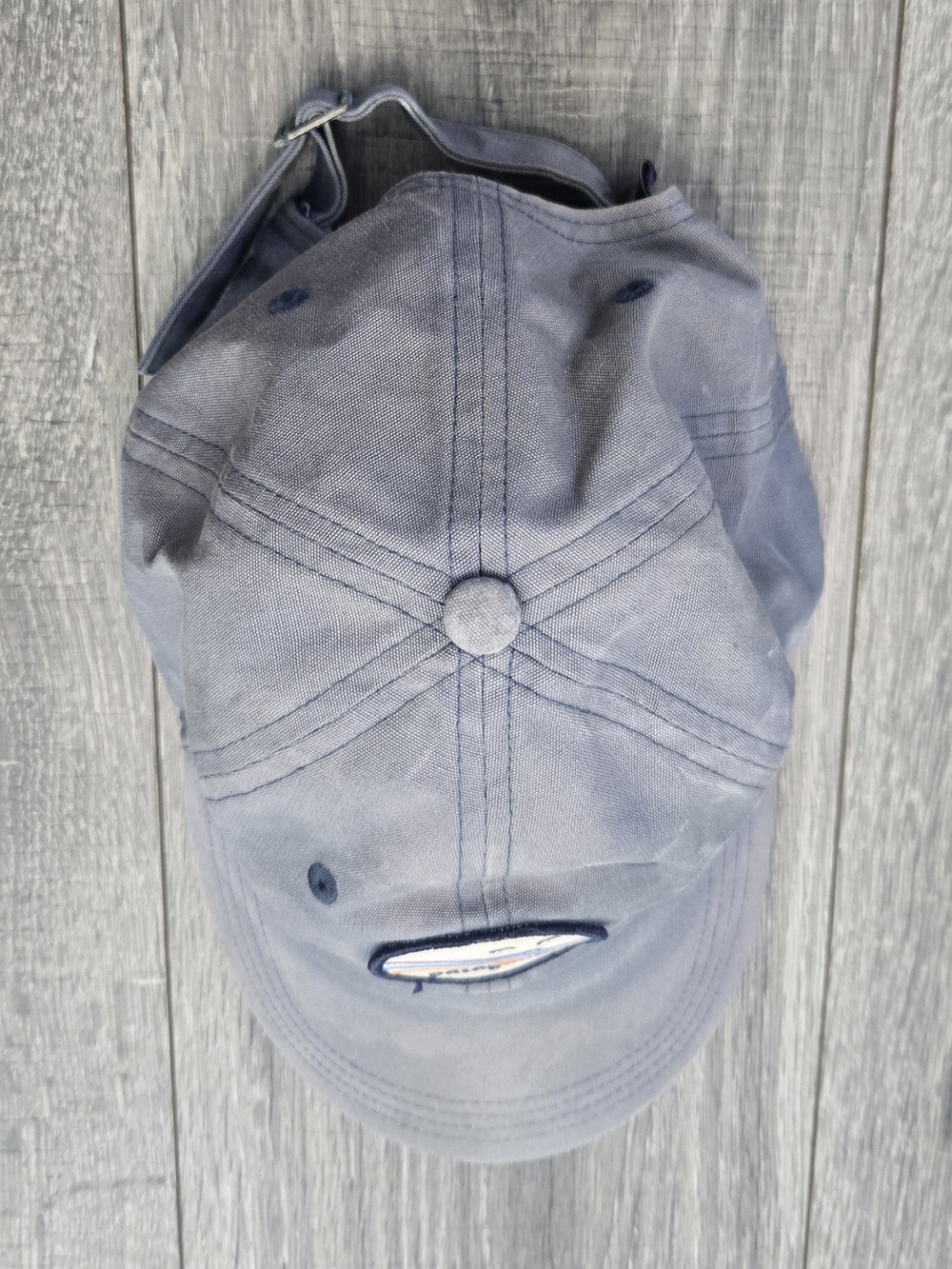 Patagonia Wave Patch Gray Adjustable Dad Hat Cap Outdoor Surf. #526 - Picture 6 of 7